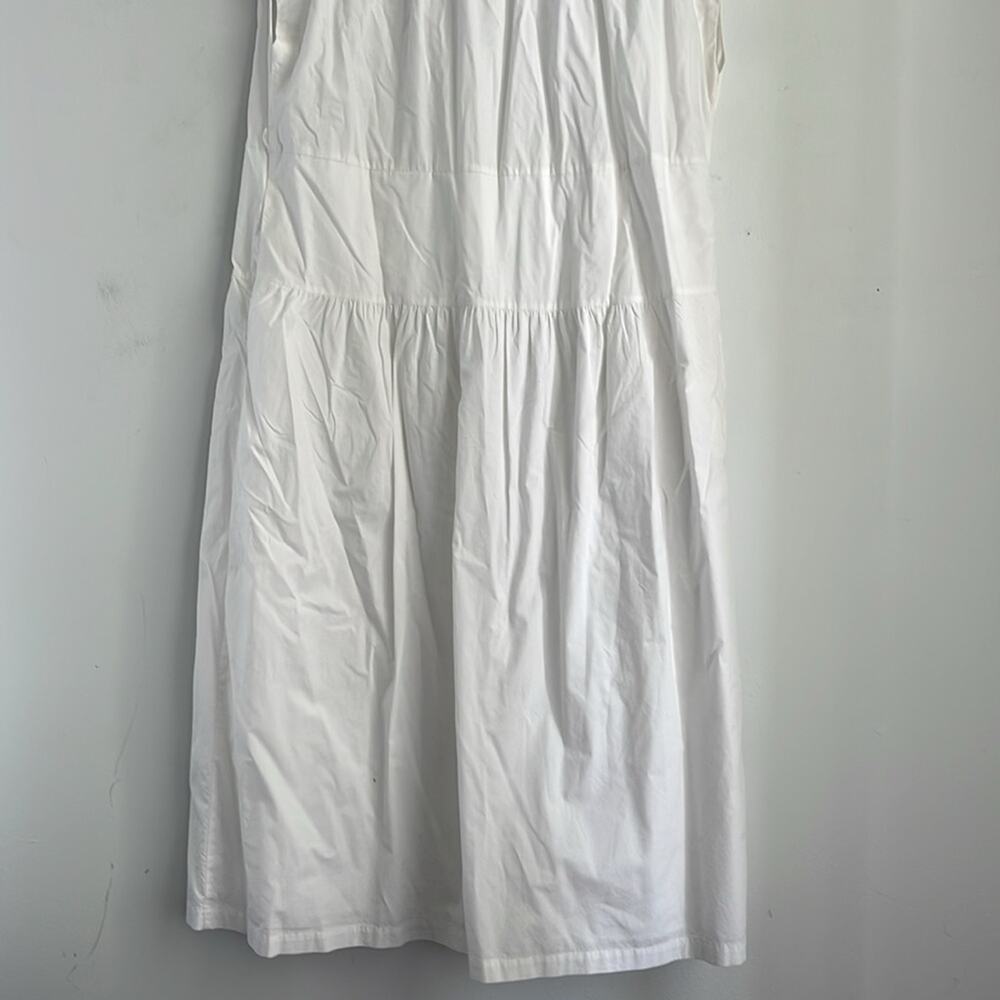 A.NEW.DAY cap sleeve button up maxi midi dress with pockets sz L - Picture 8 of 8